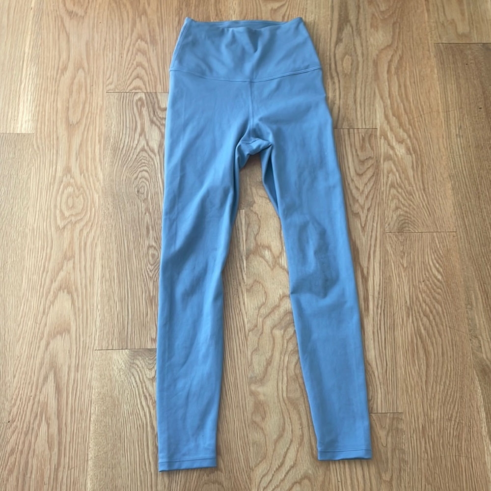 Carbon38 slight crop ankle wide waistband smooth and contoured and textured